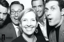 Thomas Prommer receiving Webby Award