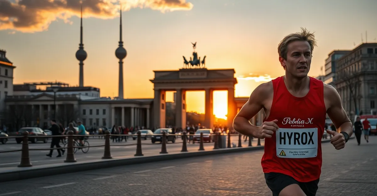 HYROX Athlet beim Training