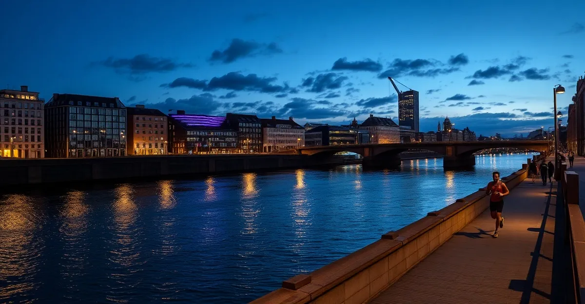 HYROX Glasgow skyline with the River Clyde and SEC