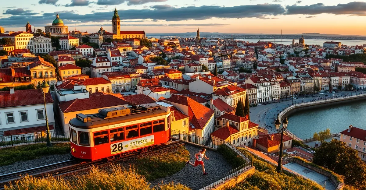 Treino HYROX em Lisboa com vista ribeirinha