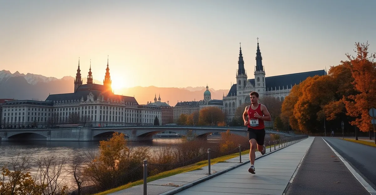 München Skyline mit Olympiapark und Alpenblick