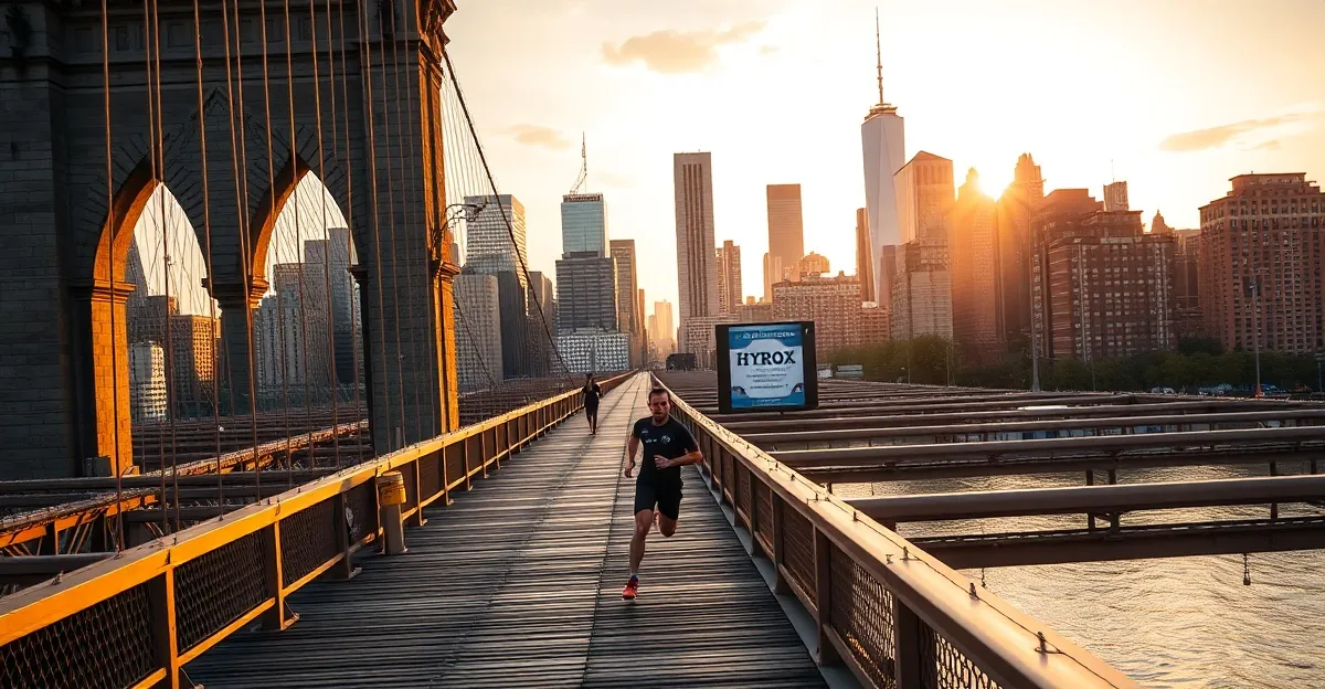 HYROX New York athletes racing at the Javits Center
