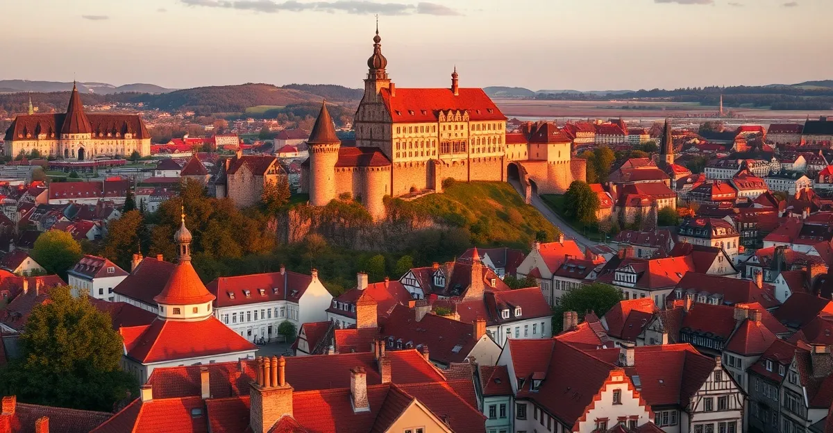 Nürnberg Kaiserburg über der Altstadt