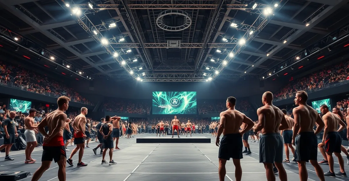 HYROX Athlet beim Training