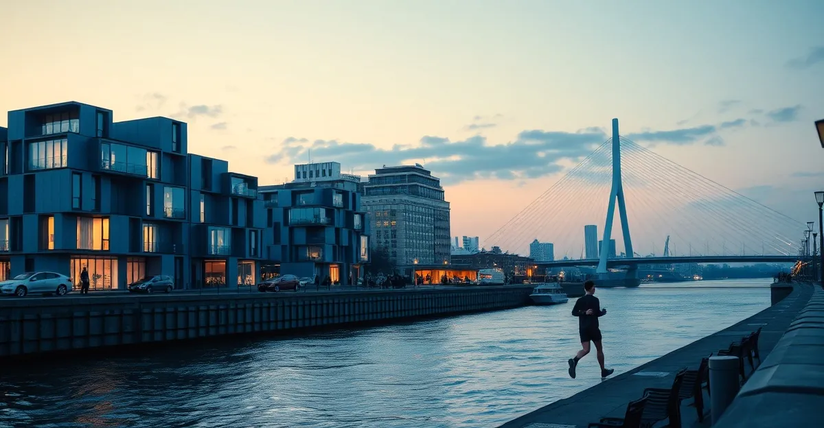 HYROX Rotterdam 2026 — Rotterdam skyline with Erasmus Bridge