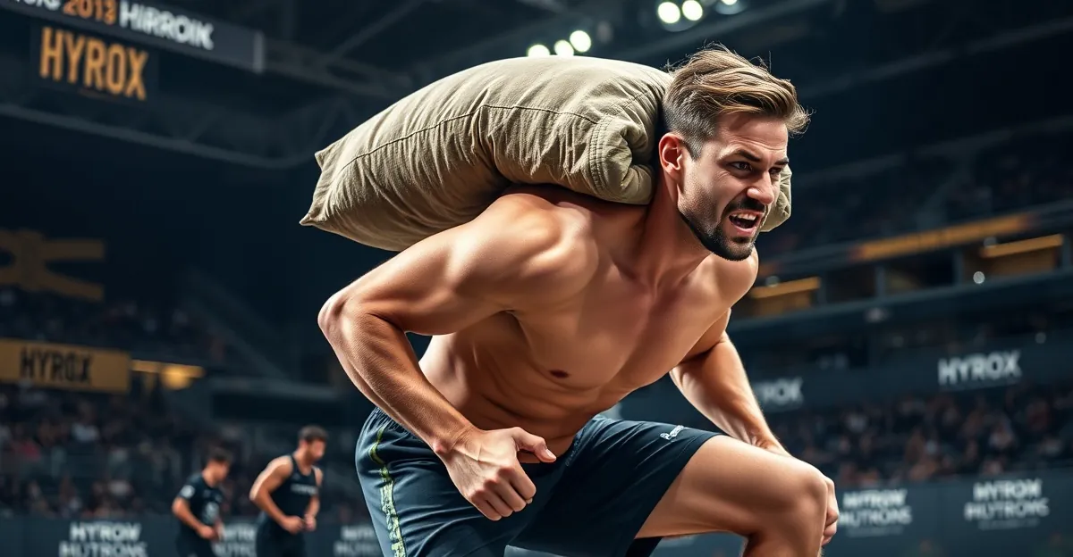 HYROX Sandbag Lunges technique