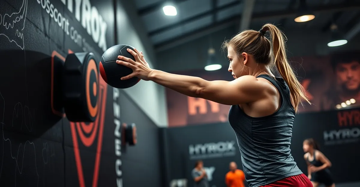 HYROX Wall Balls final station technique