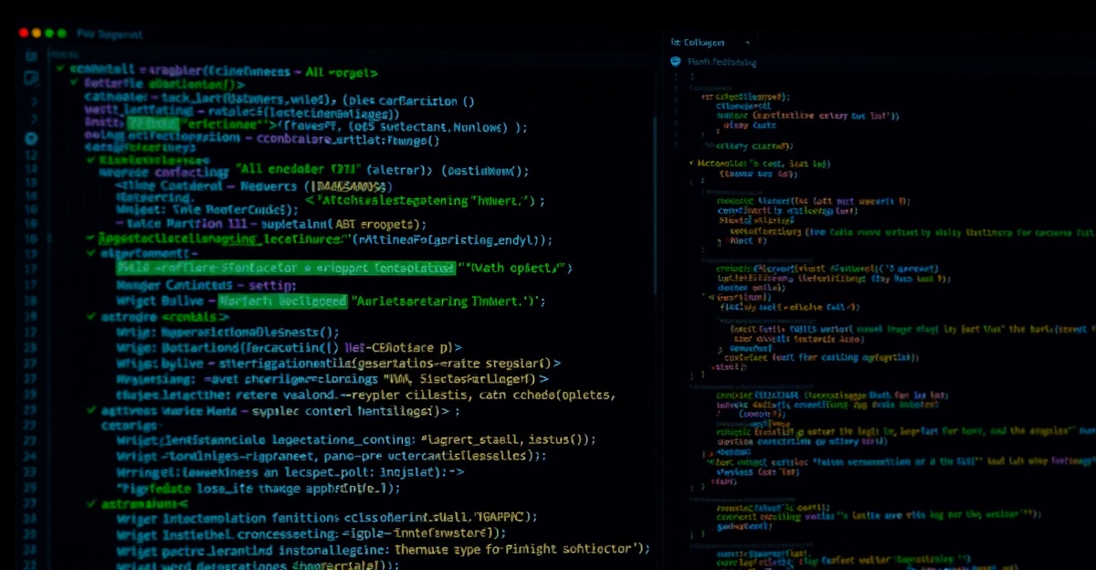 Three AI-powered code editors with distinctive color themes on developer desk monitors
